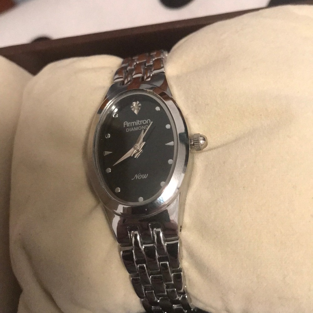 Armitron Ladies Diamond Dial Wrist Watch